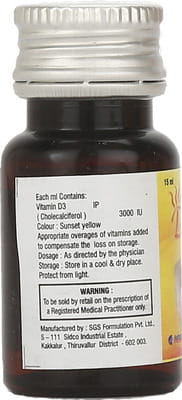 Dvital Bottle Of 15ml Oral Solution