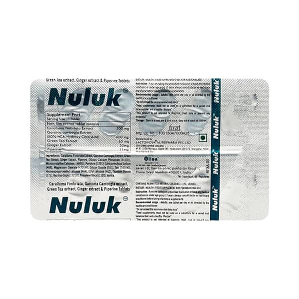 Nuluk Strip Of 10 Tablets