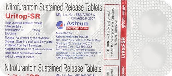 यूरिटोप एसआर 100एमजी टैबलेट