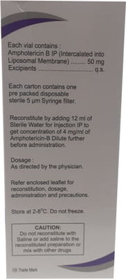Amphonex 50mg Dry Vial Of 1 Powder For Infusion