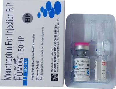Humog Hp 150iu Dry Vial Of 1 Powder For Injection