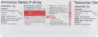 Zensartan 40mg Strip Of 10 Tablets