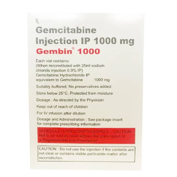 Gembin 1Gm Dry Vial Of 1 Powder For Injection