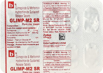 Glimp M 2mg Sr Strip Of 10 Tablets