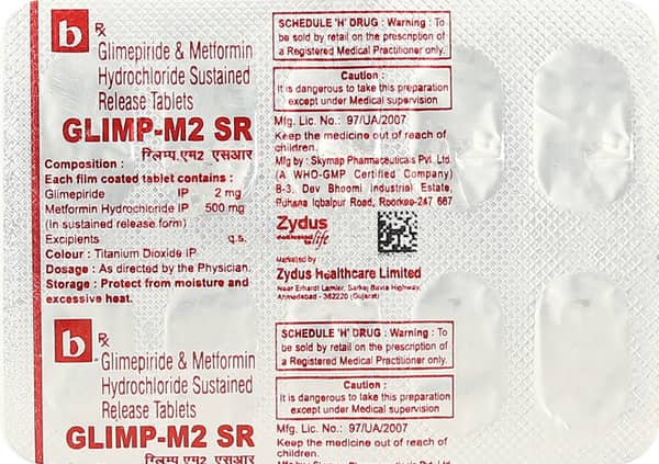 Glimp M 2mg Sr Strip Of 10 Tablets