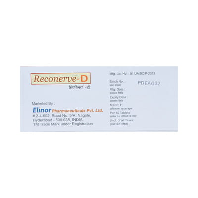 Reconerve D Strip Of 10 Capsules