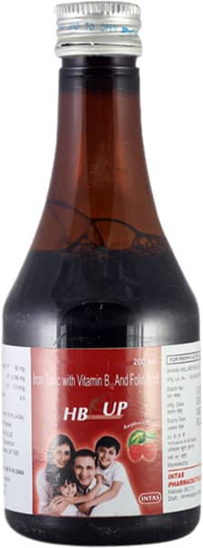 Hb Up Raspberry Flavour Bottle Of 200ml Syrup