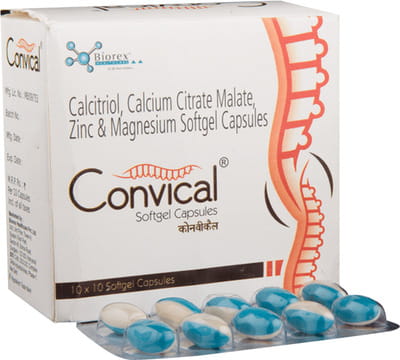 Convical Strip Of 10 Capsules