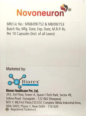 Novoneuron Strip Of 10 Capsules
