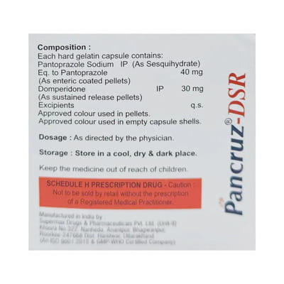 Pancruz Dsr Strip Of 10 Capsules