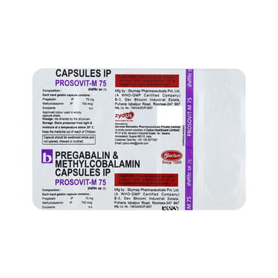 Prosovit M 75mg Strip Of 10 Capsules