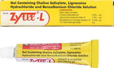 Zytee L Tube Of 10ml Mouth Gel