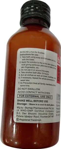 Bioscab Bottle Of 100ml Lotion