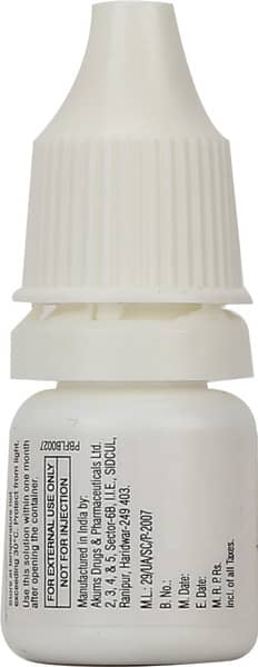 Milflodex Bkc Free Bottle Of 5ml Eye Drops