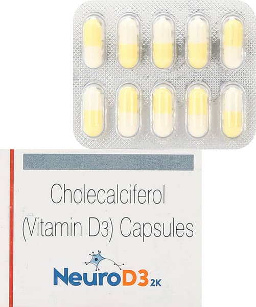 Neuro D3 2k Strip Of 10 Capsules