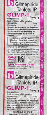 Glimp 1mg Strip Of 10 Tablets
