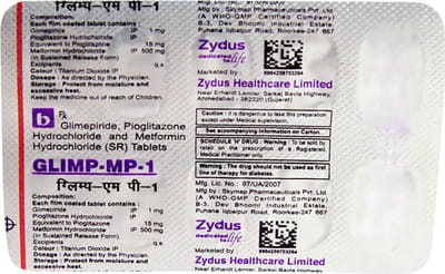 Glimp Mp 1mg Strip Of 10 Tablets