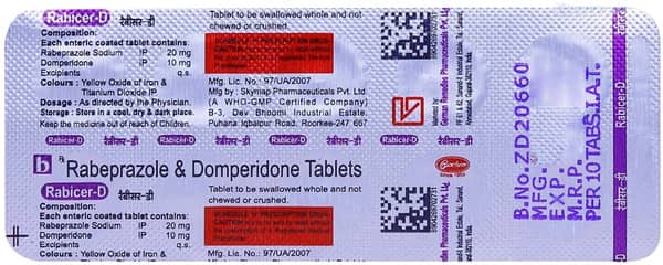 Rabicer D Strip Of 10 Tablets