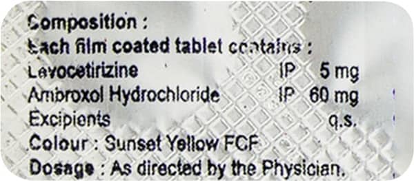 Lecet Am Strip Of 10 Tablets