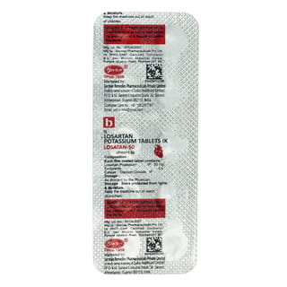 Losatan 50Mg Strip Of 10 Tablets