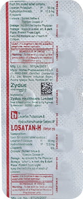 Losatan H 50mg Strip Of 10 Tablets
