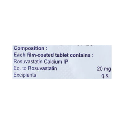 Rosefast 20mg Strip Of 10 Tablets