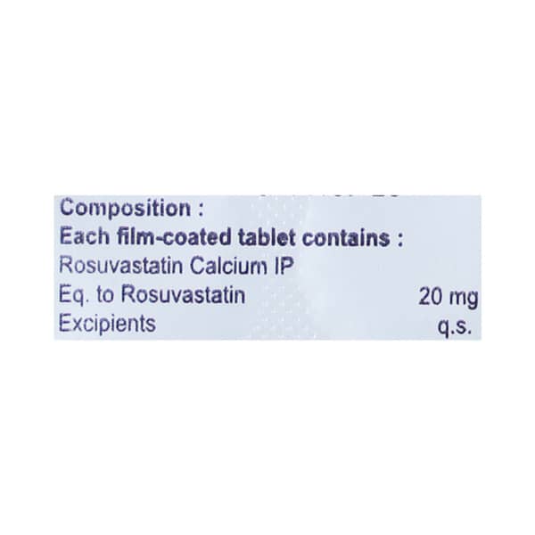 Rosefast 20mg Strip Of 10 Tablets