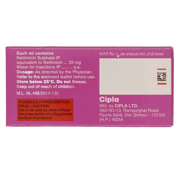 Netspan 25mg Ampoule Of 1ml Injection