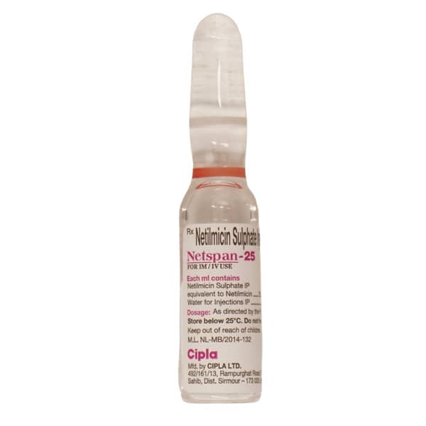 Netspan 25mg Ampoule Of 1ml Injection