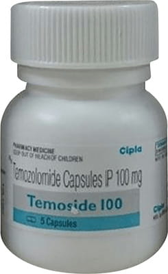 Temoside 100mg Bottle Of 5 Capsules