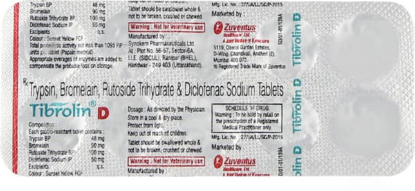 Tibrolin D Strip Of 10 Tablets