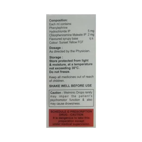 Welminic Bottle Of 15Ml Oral Drops