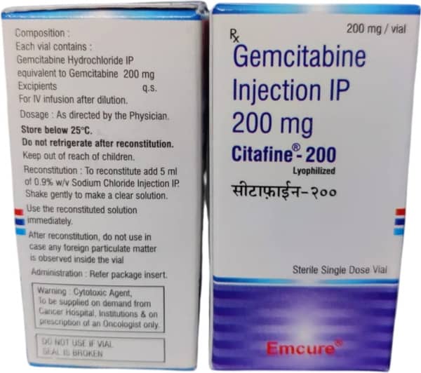 Citafine 200Mg Dry Vial Of 1 Powder For Injection