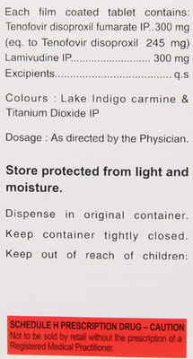 Tenolam Bottle Of 30 Tablets