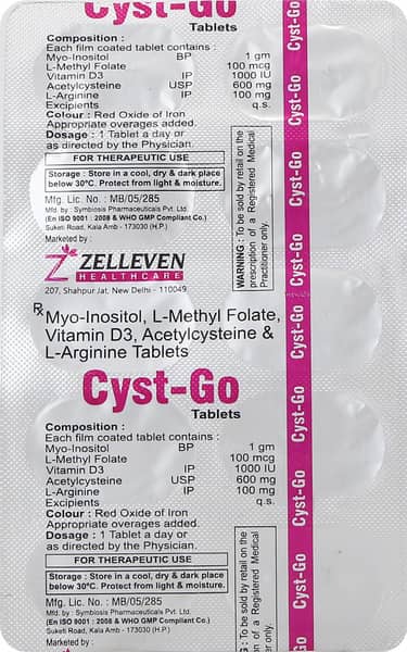 Cyst Go Strip Of 10 Tablets