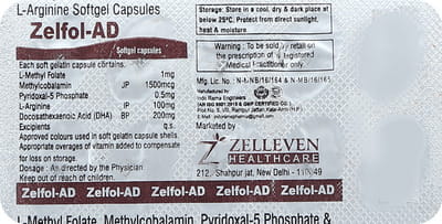 Zelfol Ad Strip Of 10 Capsules