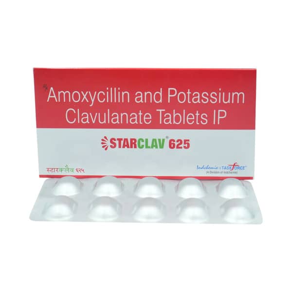 Starclav 625mg Strip Of 10 Tablets