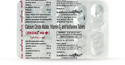 Zecal 40 Plus Strip Of 10 Tablets