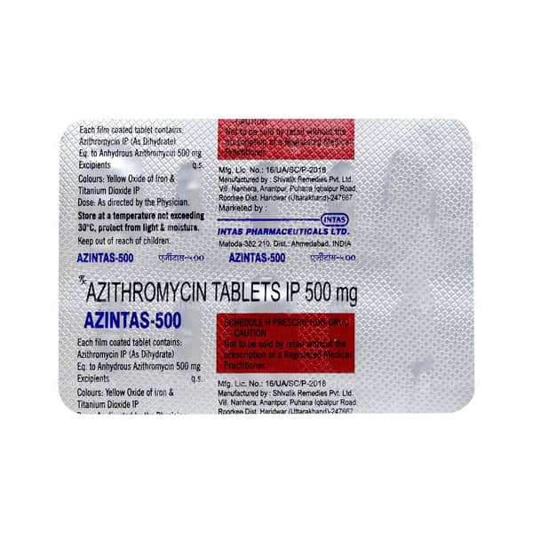 Azintas 500Mg Tablets