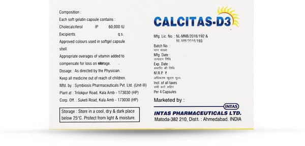 Calcitas D3 Capsules