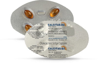 Calcitas D3 Strip Of 4 Softgel Capsules
