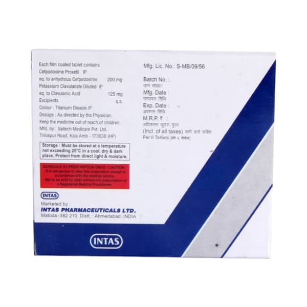 Cepocef Cv Strip Of 6 Tablets