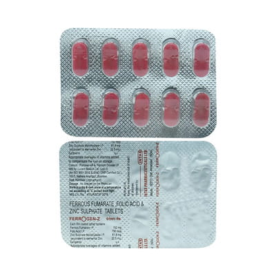 Ferrogen Z Strip Of 10 Tablets