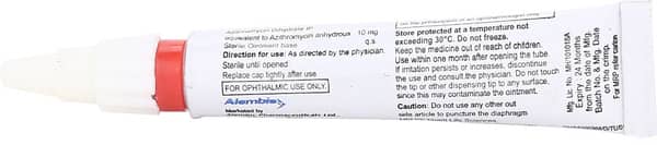 Azithral 1% Tube Of 5gm Eye Ointment