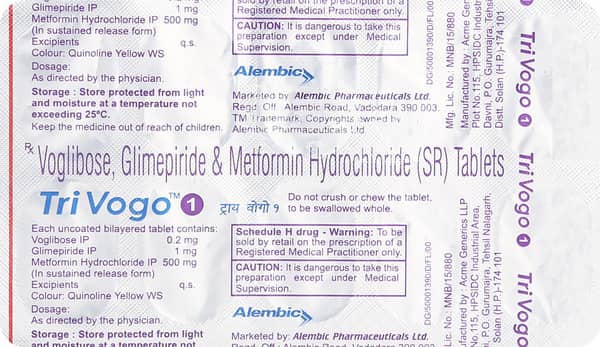 Trivogo 1mg Strip Of 10 Tablets