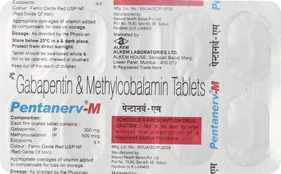 Pentanerv M Strip Of 10 Tablets
