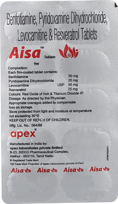 Aisa Strip Of 10 Tablets