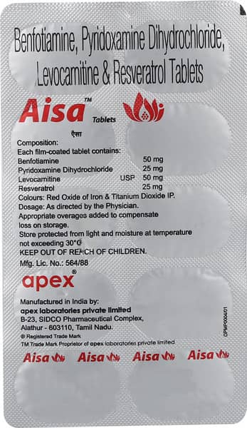 Aisa Strip Of 10 Tablets