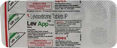 Levapp 5mg Strip Of 10 Tablets