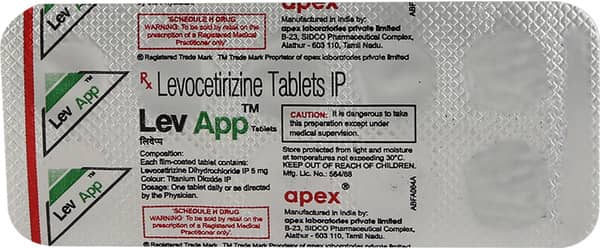 Levapp 5mg Strip Of 10 Tablets